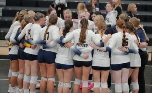 DGF uses three runs to beat the Crookston Pirate Volleyball team in the Section 8AA playoffs