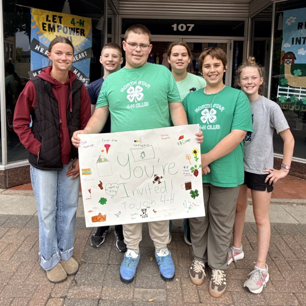 The Polk County North Star 4-H Club celebrates a busy year of community service projects during National 4-H Week