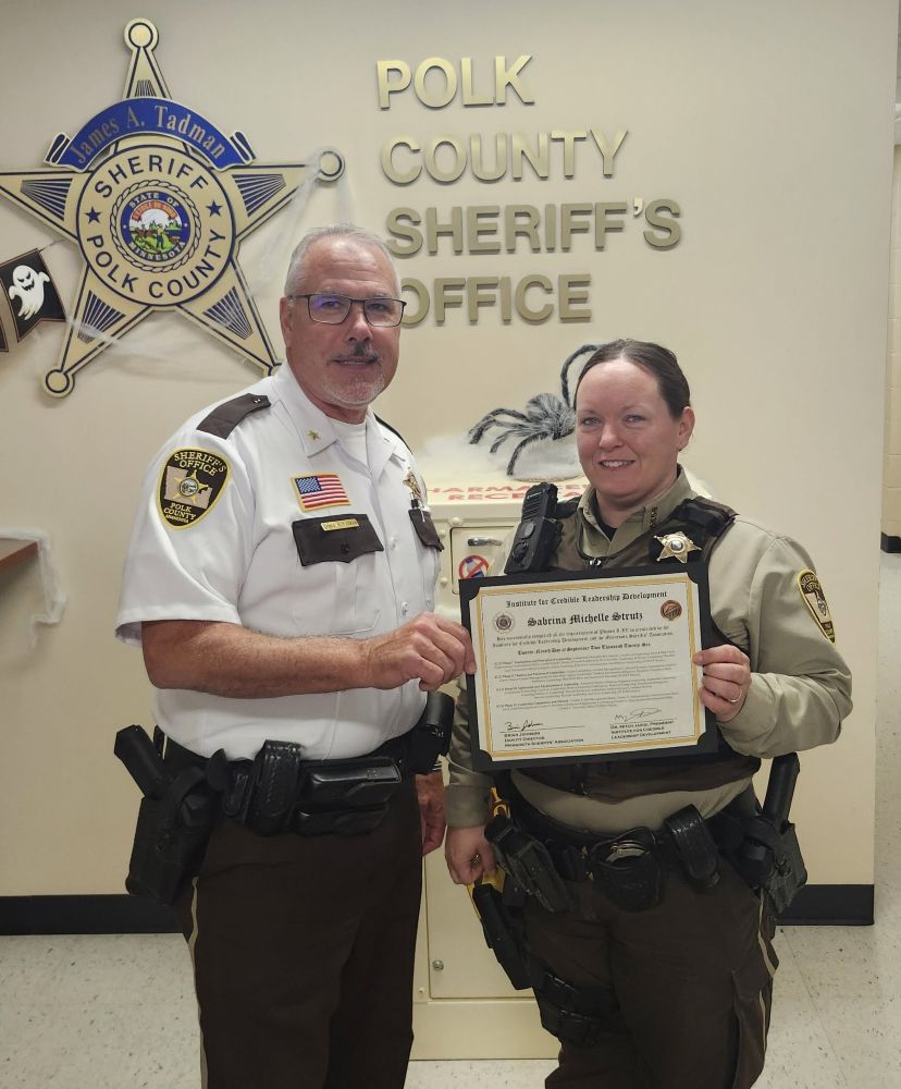 Polk County deputy Sabrina Strutz completes ICLD leadership training program
