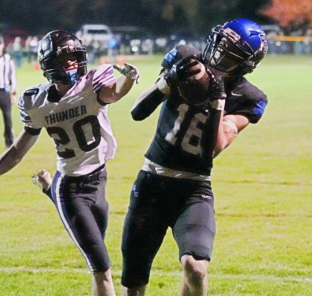 Red Lake County Football uses big drives and defensive stops to beat Polk County West